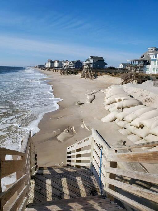 Beachfront Views! Sacred Sand II In Ntb North Topsail Beach Dış mekan fotoğraf
